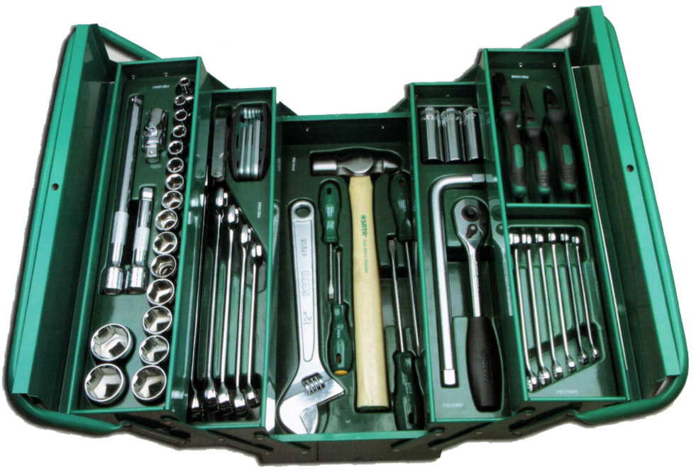 Sata 70PC.TOOL CHEST SET W/TRAY-6PT
