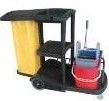 TOP Janitor Cart C/w Down Press Wringer Bucket