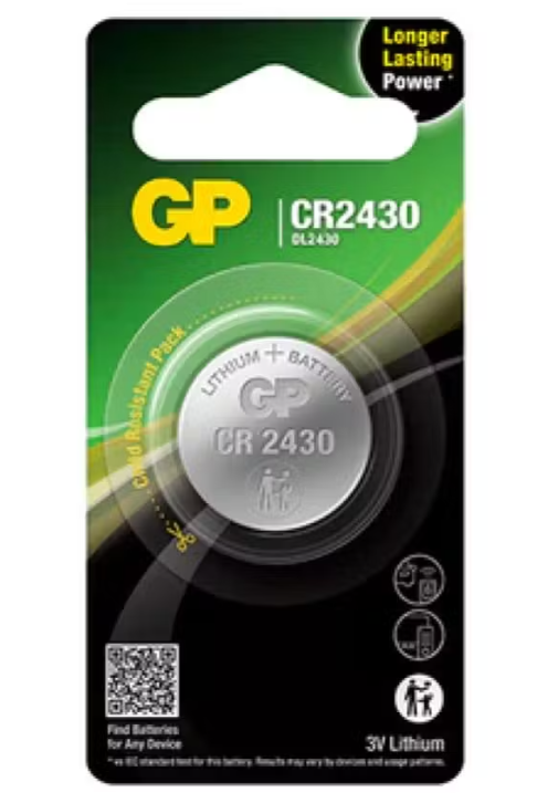 GP Lithium Coin Battery CR2430