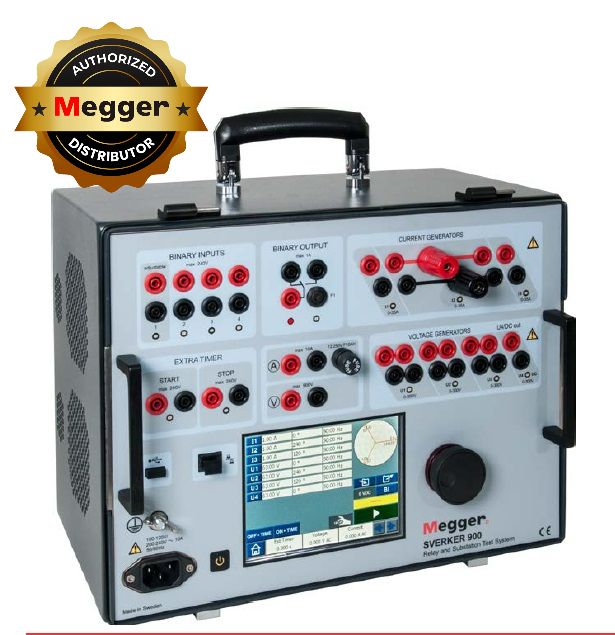 Megger SVERKER 900 Relay and substation test system (CR-19092 SVERKER 900 Standard with accessories)