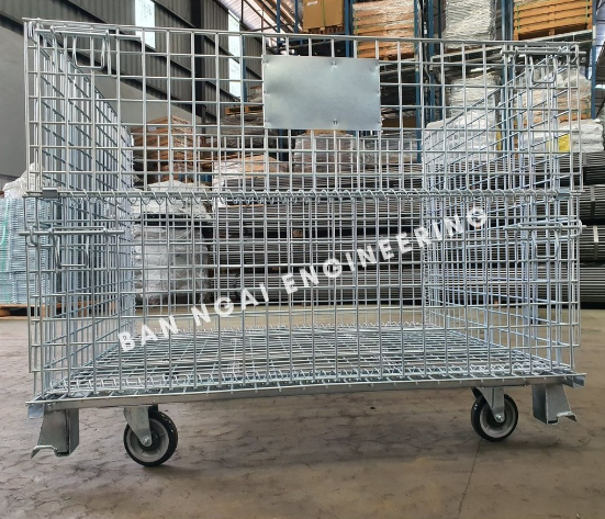 SUMO 3 (800KG) PALLET MESH CONTAINER FOLDABLE STACKABLE PALLET CAGES | HEAVY DUTY | LOCAL MANUFACTURER | 1 YEAR WARRANTY