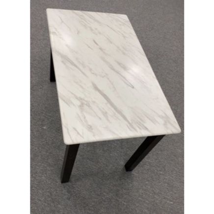 OEM *Marble Table Colour white top and black leg