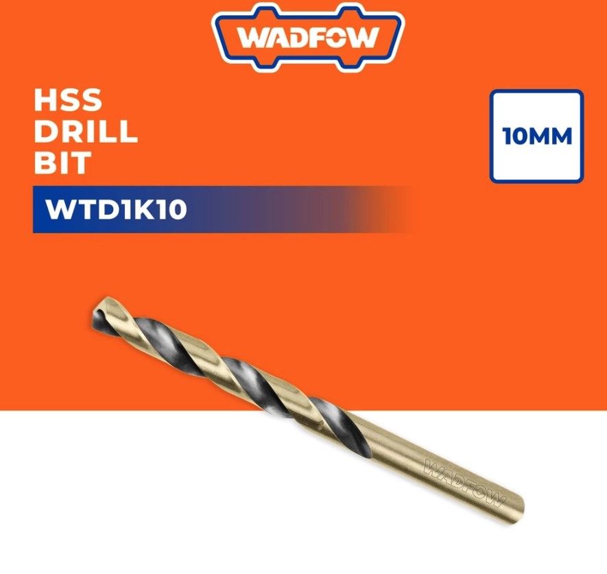 WADFOW HSS DRILL BIT DIAMETER (10MM) WTD1K10