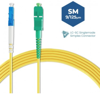 LC/UPC-SC/APC Singlemode Simplex Fiber Optic Patch Cable 1M 3M 5M 10M 15M 20M 25M