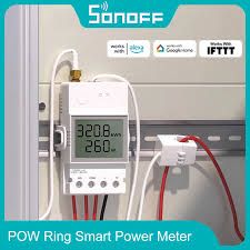 SONOFF POWCT 100A Max WiFi POW Ring Smart Power Meter Split CT Sensor ESP32Chip Energy Monitor Smart Life via Alexa Google