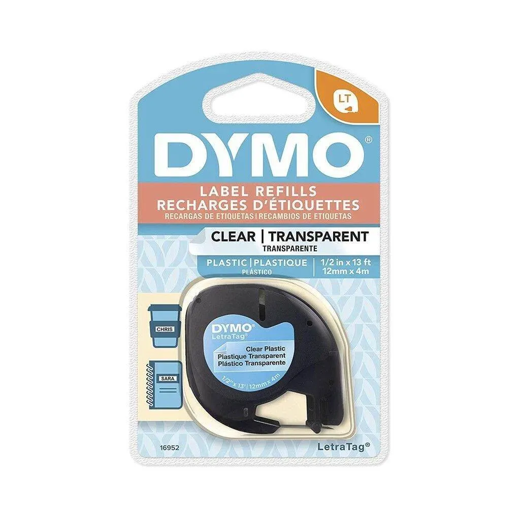 DYMO LT100H LETRATAG PAPER TAPE 12MM X 4M  ALL COLOR