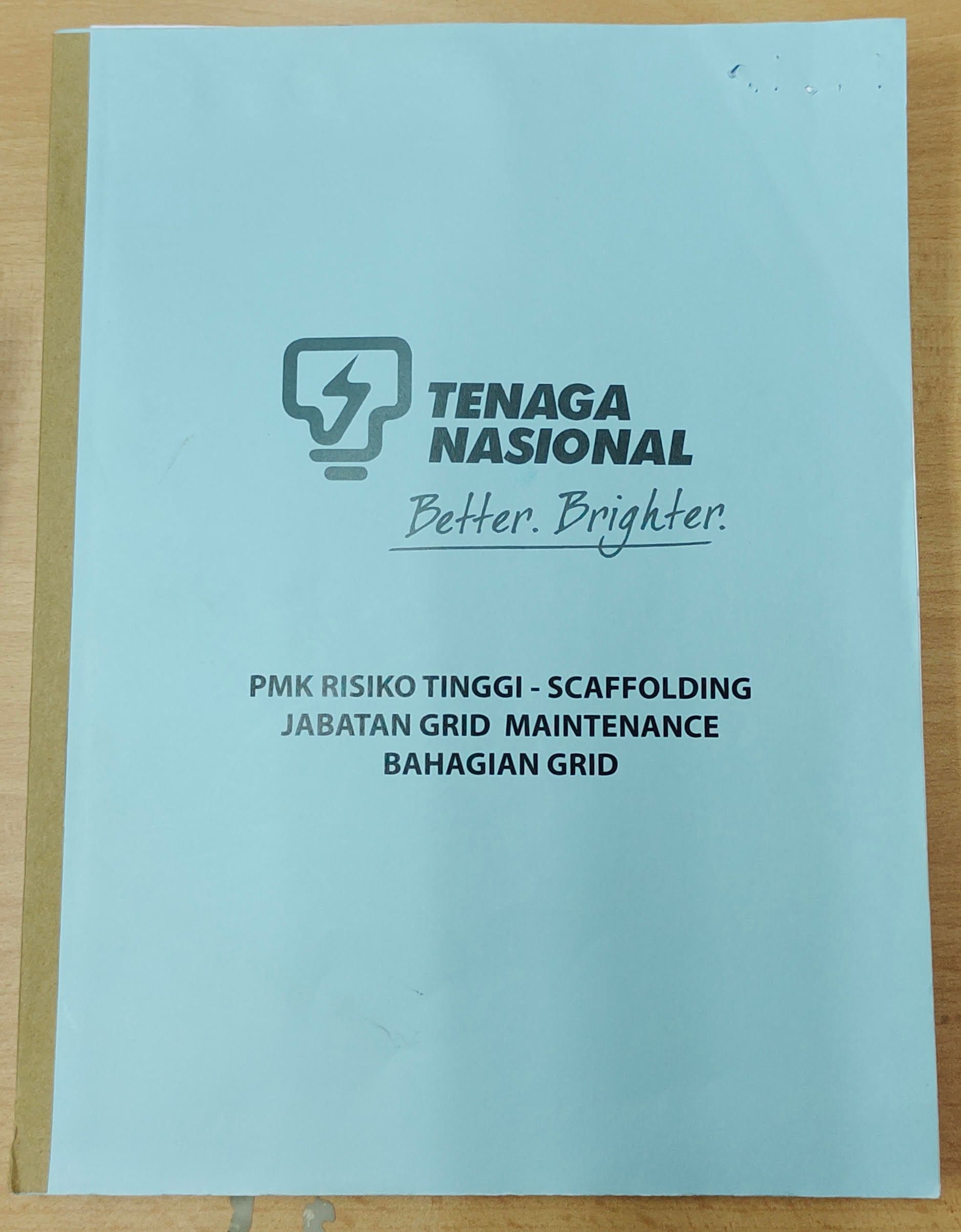 Scaffolding (Buku Permit PMK Risiko Tinggi)