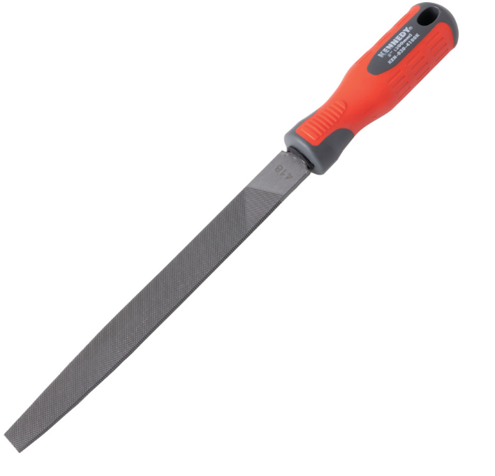 Kennedy-Pro 200mm (8") Flat Bastard Engineers File With Handle KEN0304180K