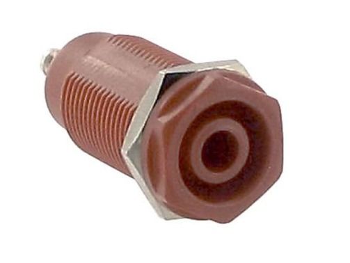 Fluke PJKPL 6387-ST-T-2 Banana Jack, Panel Tin, 10/pkg (red)