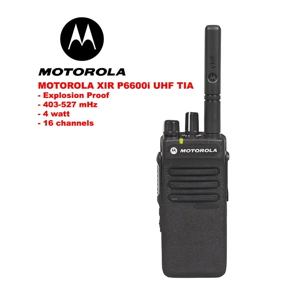 MOTOROLA *MOTOROLA XiR P6600i Series Digital Two-Way Radio