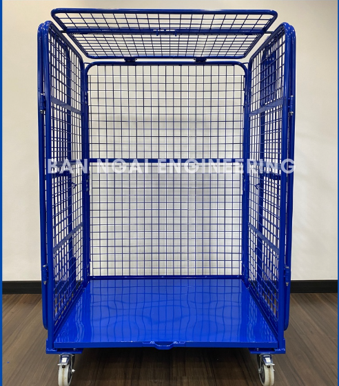 SUMO 500KG SECURITY WORK TAINER WITH DOOR WORK TRAINER ROLL CAGE LOGISTICS TROLLEY WAREHOUSE TROLLEY WAREHOUSE