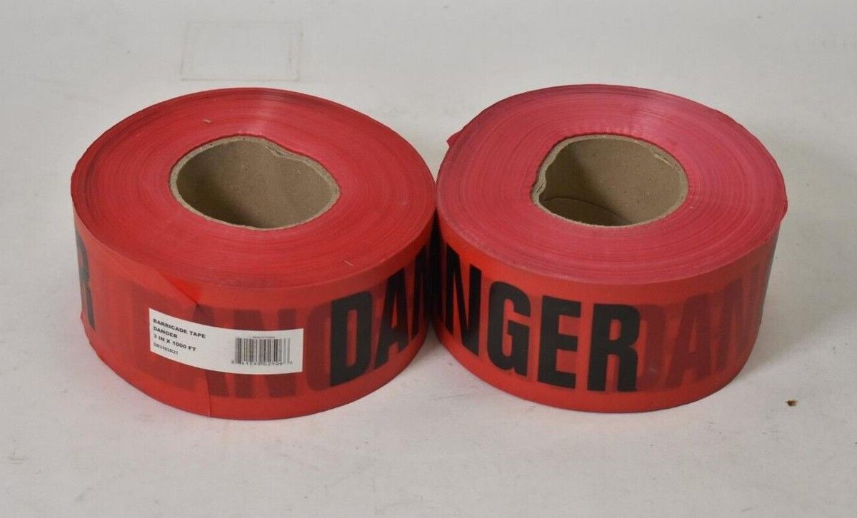 barricade tape Danger 3"