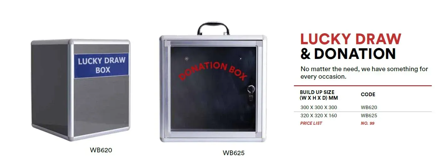 WRITEBEST UTILITY BOX - LUCKY DRAW & DONATION