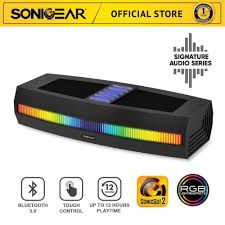 SonicGear Sonic Shuttle TWS Wireless Bluetooth 5.0 Portable Speaker | App Control | RGB Lighting