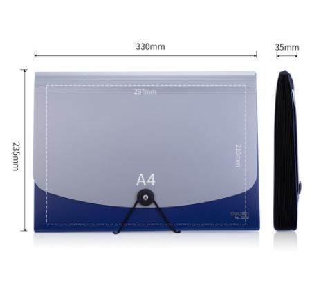 DELI Expanding File No.5558 13 Pockets A4 Size