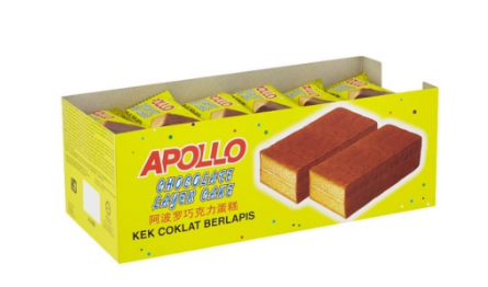 Apollo Chocolate Layer Cake Tray 24 x 16 g