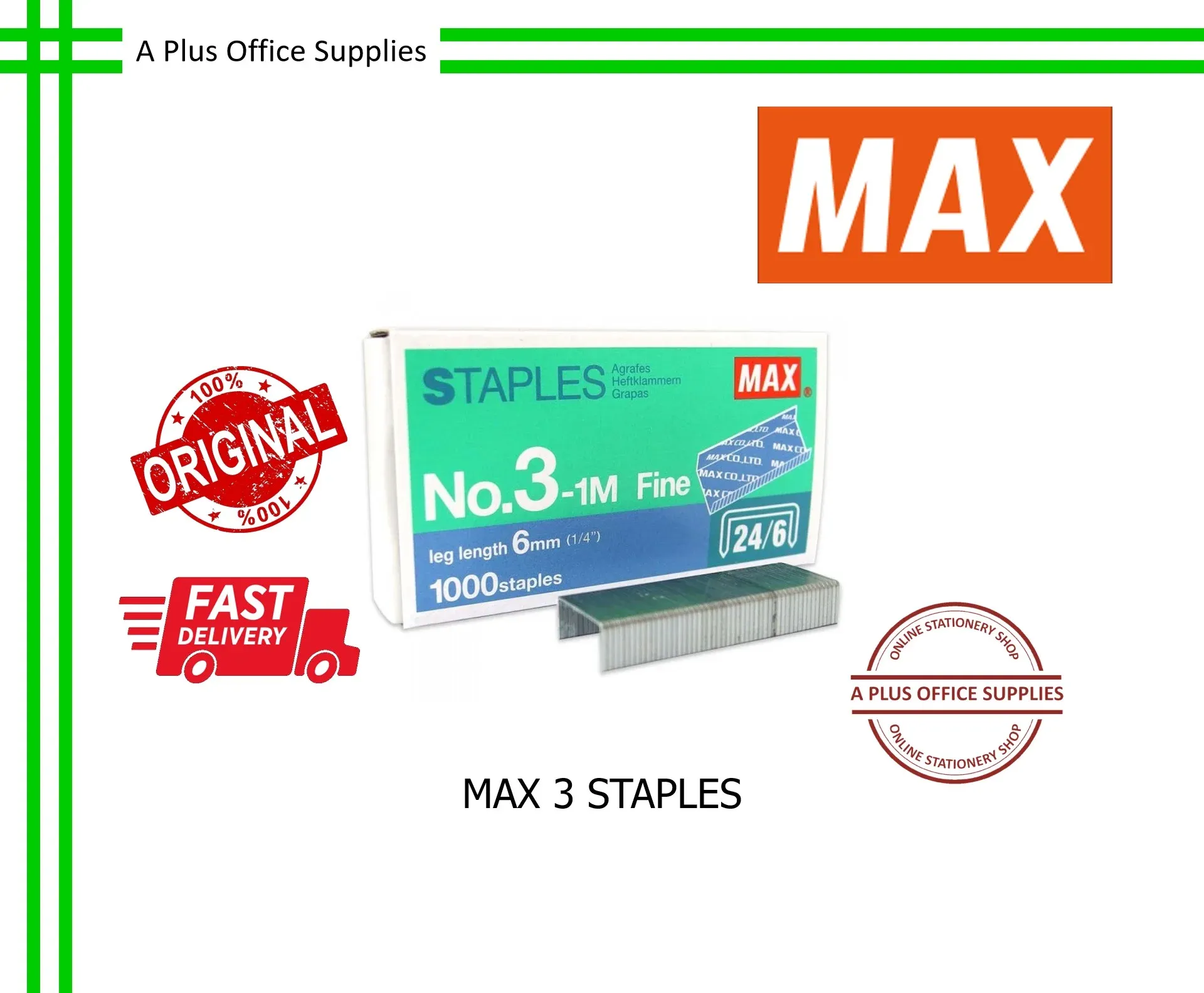 MAX 3 Staples / Dawai Kokot