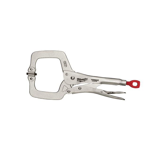 Milwaukee 11" (280mm) TORQUE LOCK™ Locking C-Clamp Swivel Jaws 48-22-3521