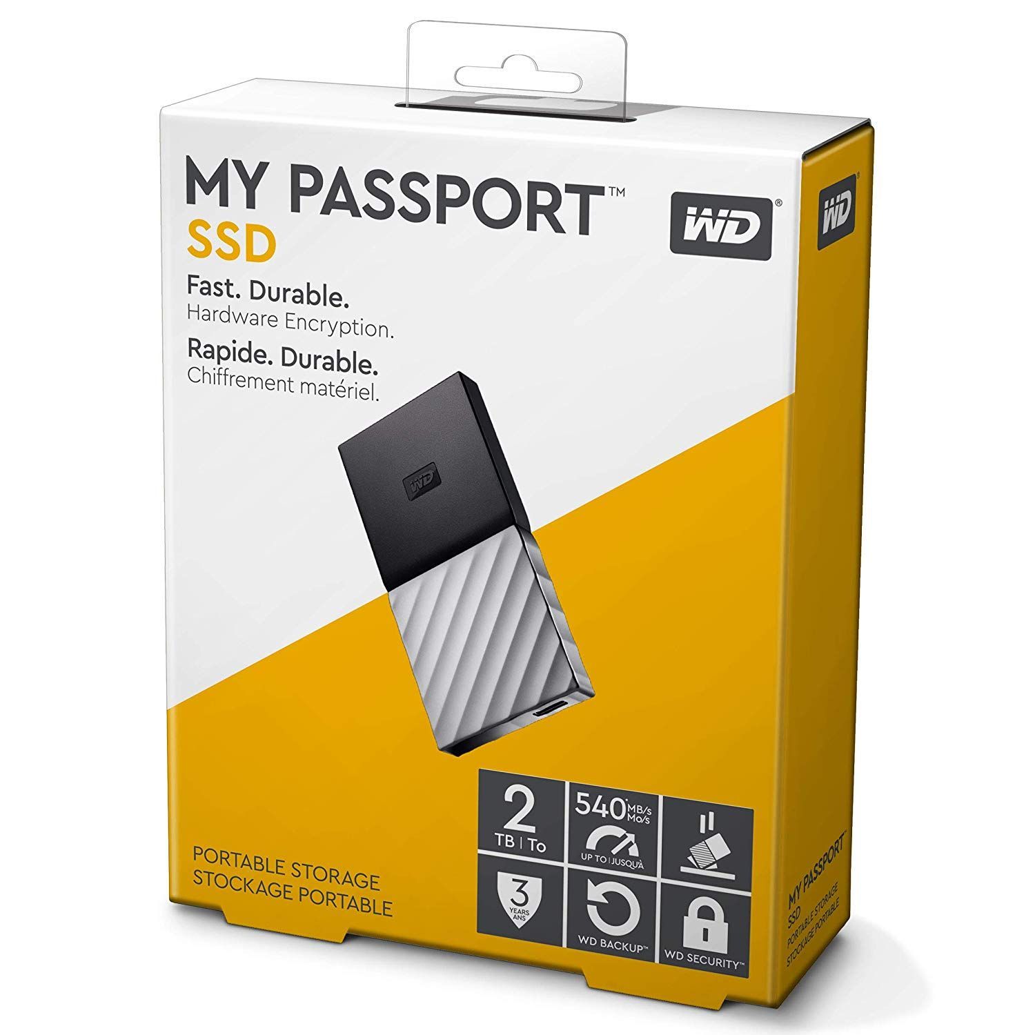 Western Digital WD My Passport External Portable SSD 2TB
