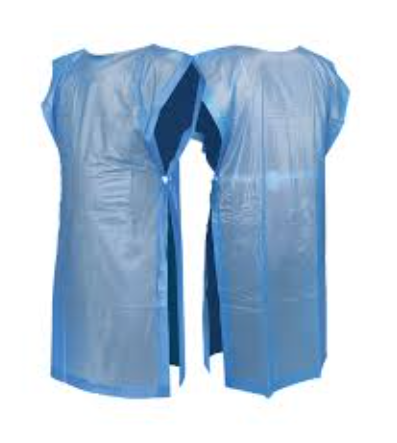 PVC Blue Apron