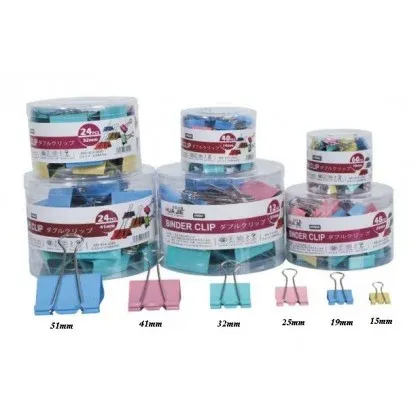 HUAJIE BINDER CLIP-COLOR HJ-8557
