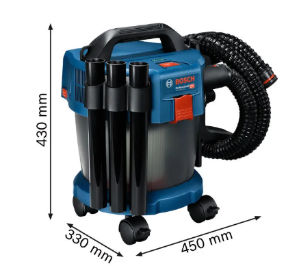 BOSCH CORDLESS VACUUM CLEANER GAS 18V-10 L (VARIANT: SOLO+COMBO 1 & COMBO 2)