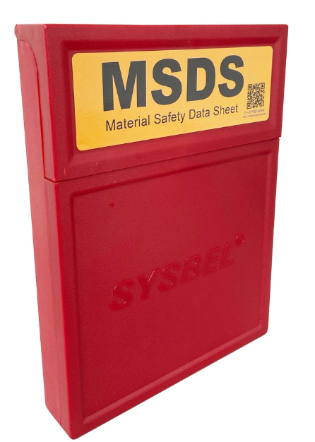 MSDS SDS Plastic Safety Document Storage Compartment Box for Safety Cabinets