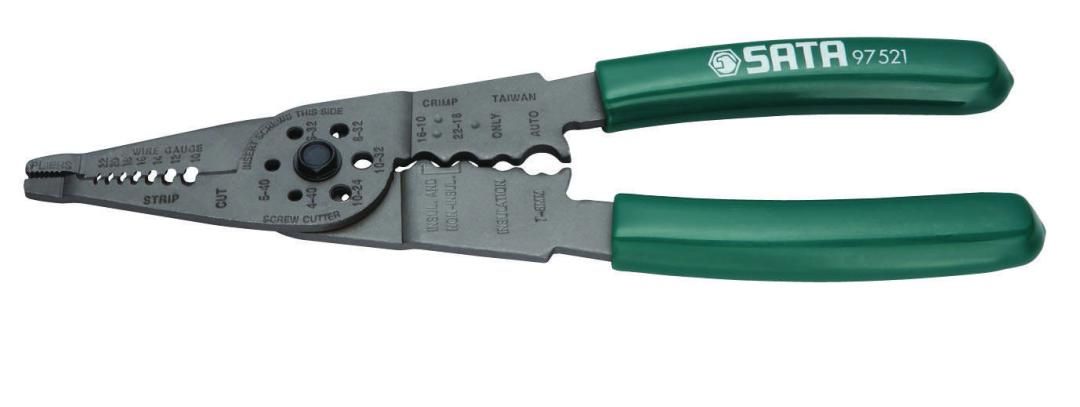 Sata ELECTRICAL WIRE STRIPPER AND CRIMPER