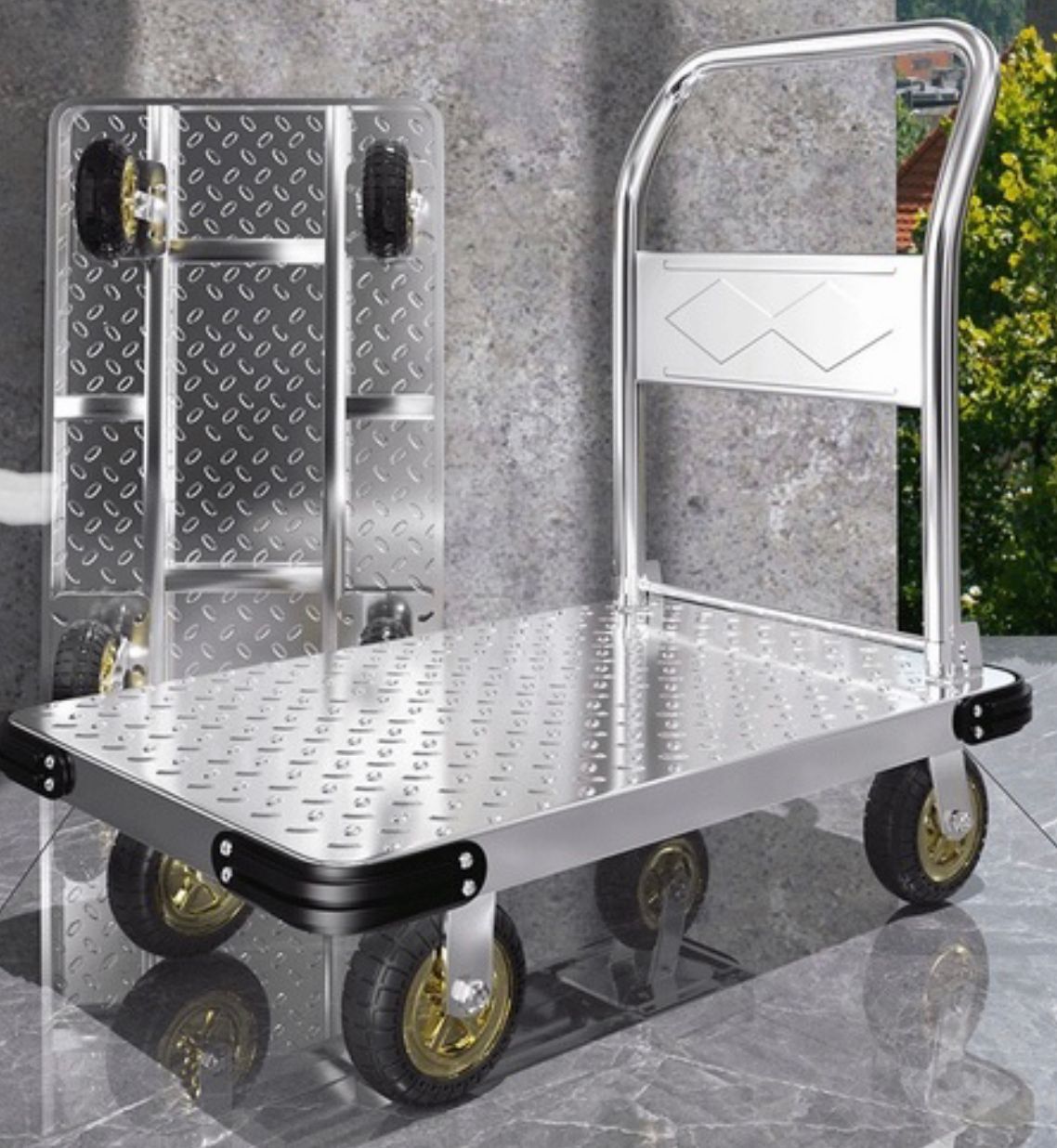 Trolley Portable 1000KG/450KG/150KG Hand Truck Foldable Trolley Lipat
