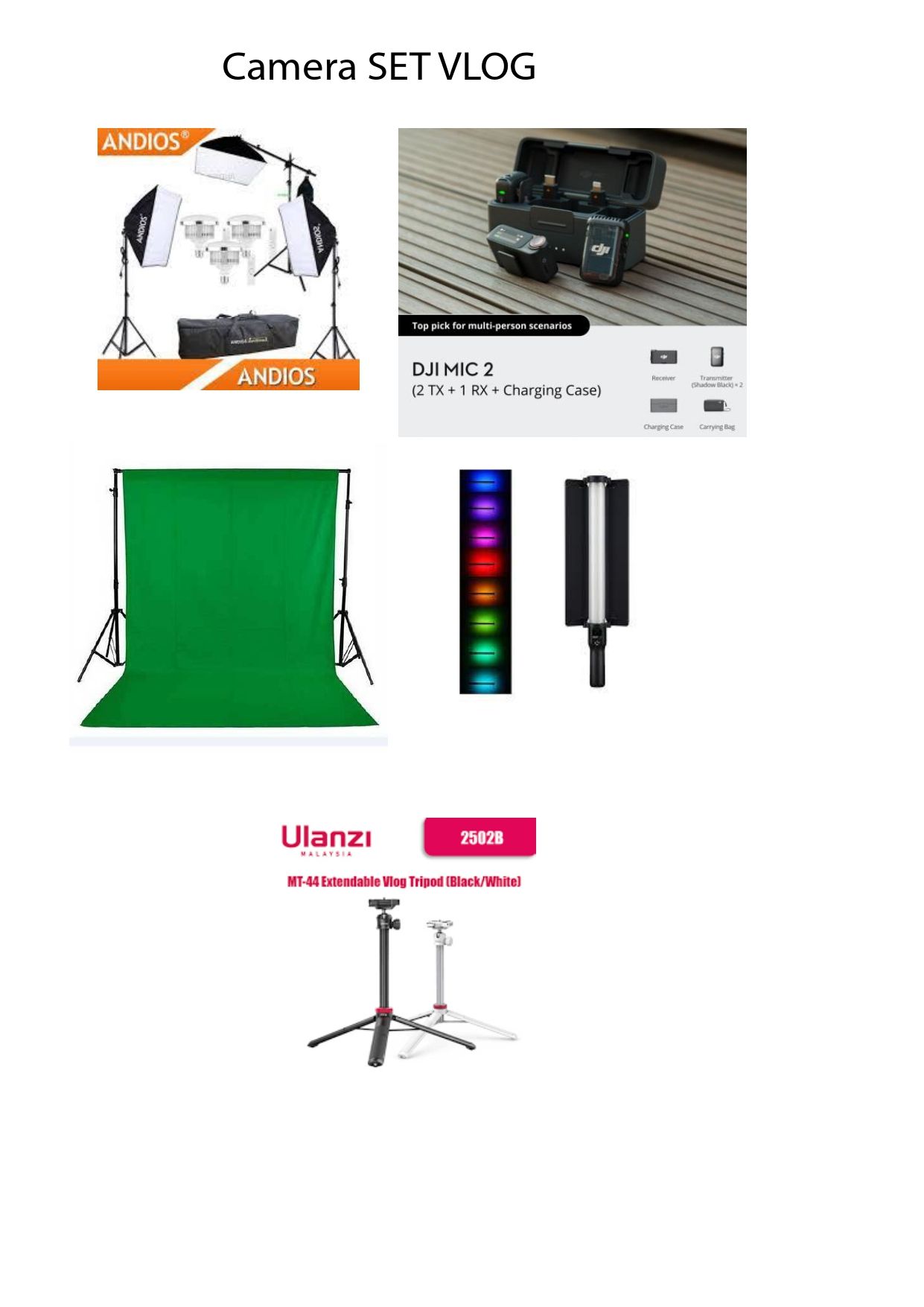 Photography Kit Set