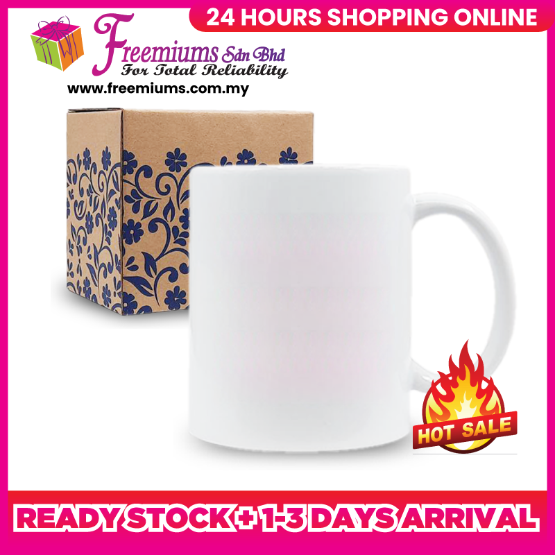 KK-PJ-PJ CORPORATE GIFT CERAMIC MUG - HT7014 HEAT TRANSFER MUG - CUSTOM PRINTING