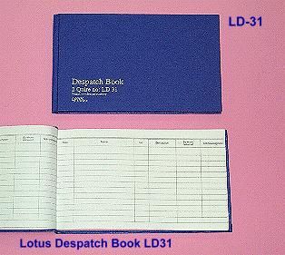 QP Despatch Book Standard Size
