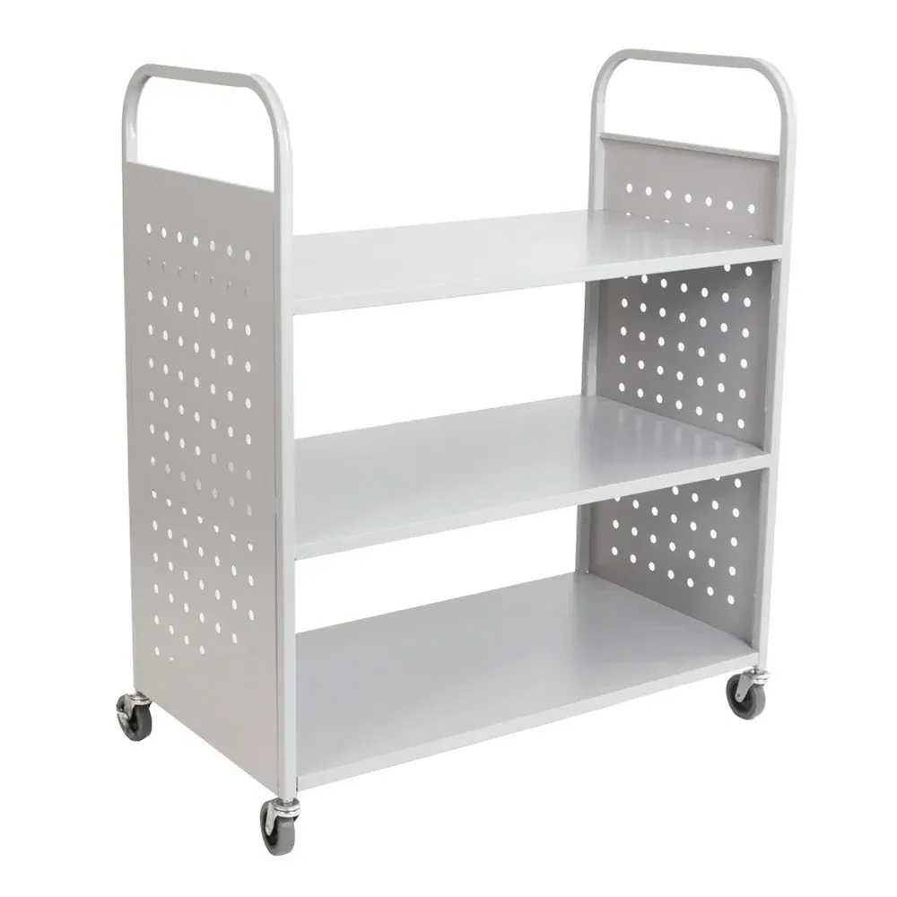 WRITEBEST MOBILE BOOK TROLLEY(GREY)WB904