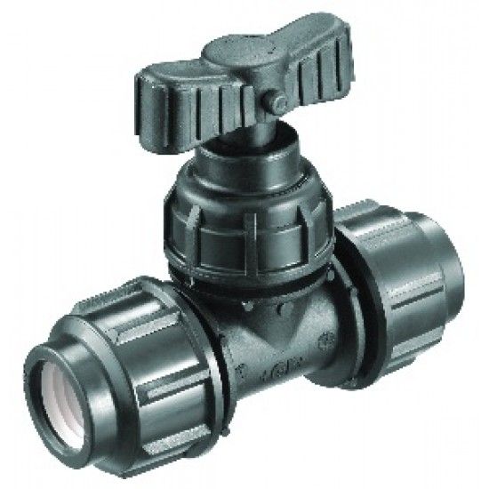 Penguin HDPE Fittings Compression Stop Tap 32mm