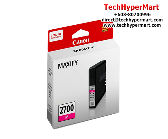 CANON INK CARTRIDGE PGI-2700 MAGENTA 9ML