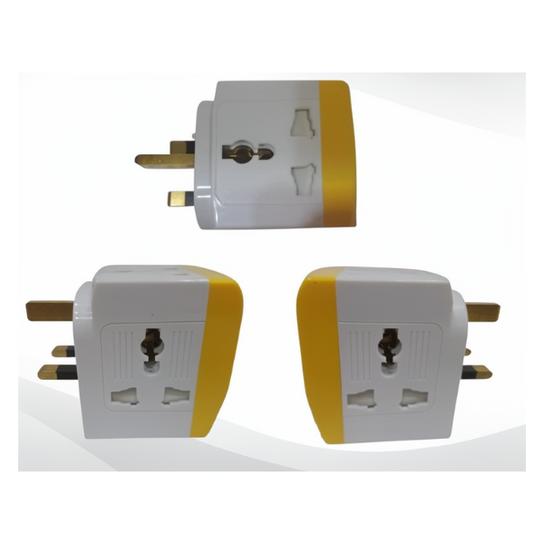 SYK COSIMO TW913 3250W 3Way Multi Adaptor With Switch Neon Led Surge Protector Switch Plug Socket Kepala Tiga
