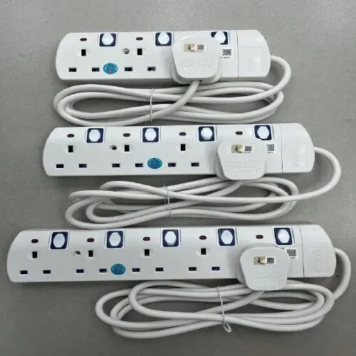 Extension Wire Trailing Socket 2 Meter (3 Way / 4 Way / 5 Way) Extension Cord SIRIM