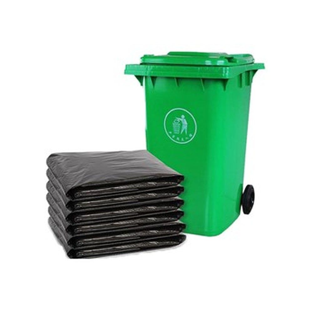 Bag green garbage size 28in x 40in