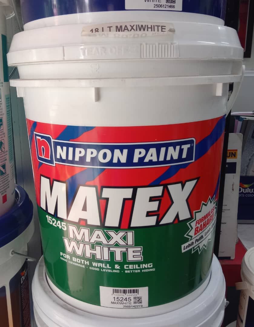 18L Nippon Matex Maxi White 15245 White