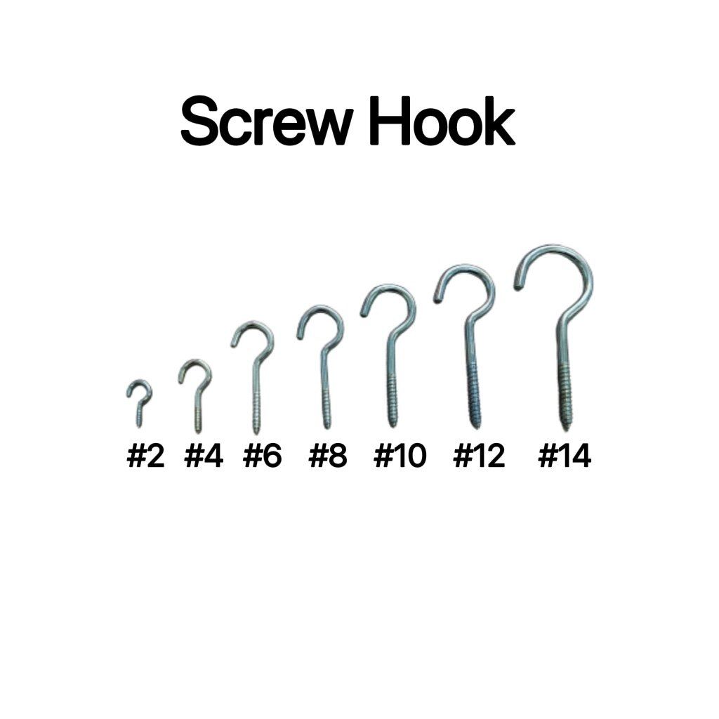 QS Skru Hook Eye NO.12