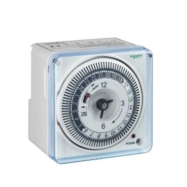 Schneider CCT15101Electric Surface/DIN Mount 24 H Time Switch With Reserve
