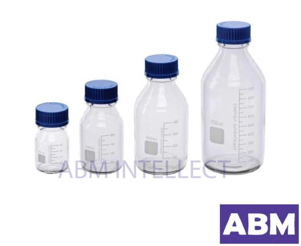 Reagent Bottle Silk Mouth Clear Glass Lab Bottle 250ml