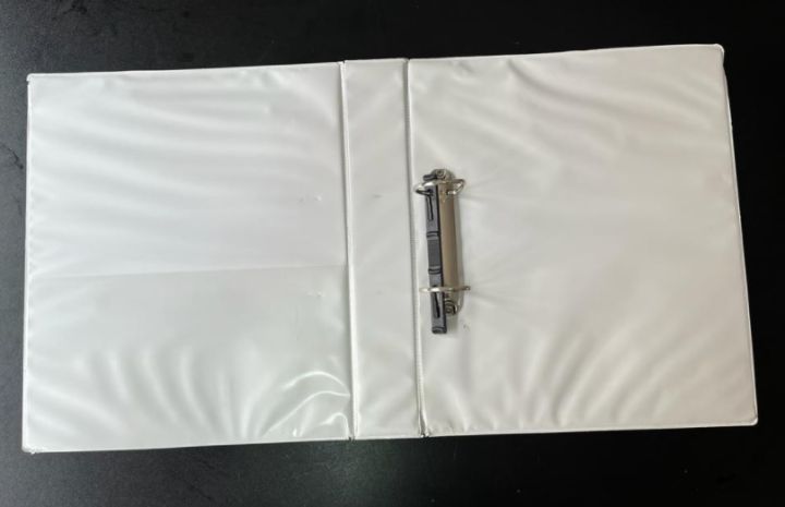 40MM WHITE PVC 2D RING FILE / RING FILE / 2D RING FILE / FILE PUTIH / PVC FILE / 40MM FILE