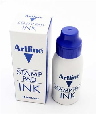 Artline Stamp Pad Ink Refill 50ml (Blue)