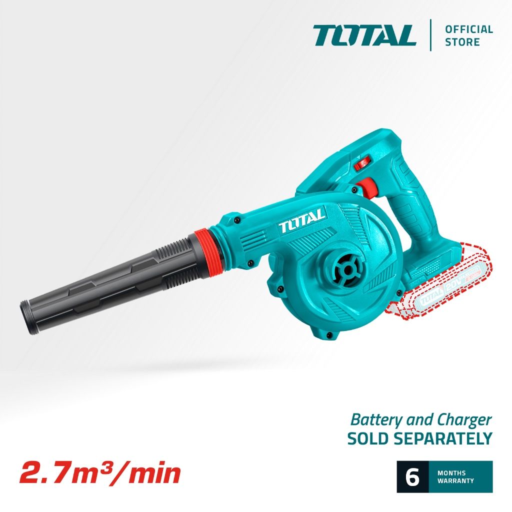 TOTAL LI-ION BLOWER (20V) 2 SPEED TO CLEAR/BLOW/CLEAN GARDEN & LEAF P20S TABLI20018