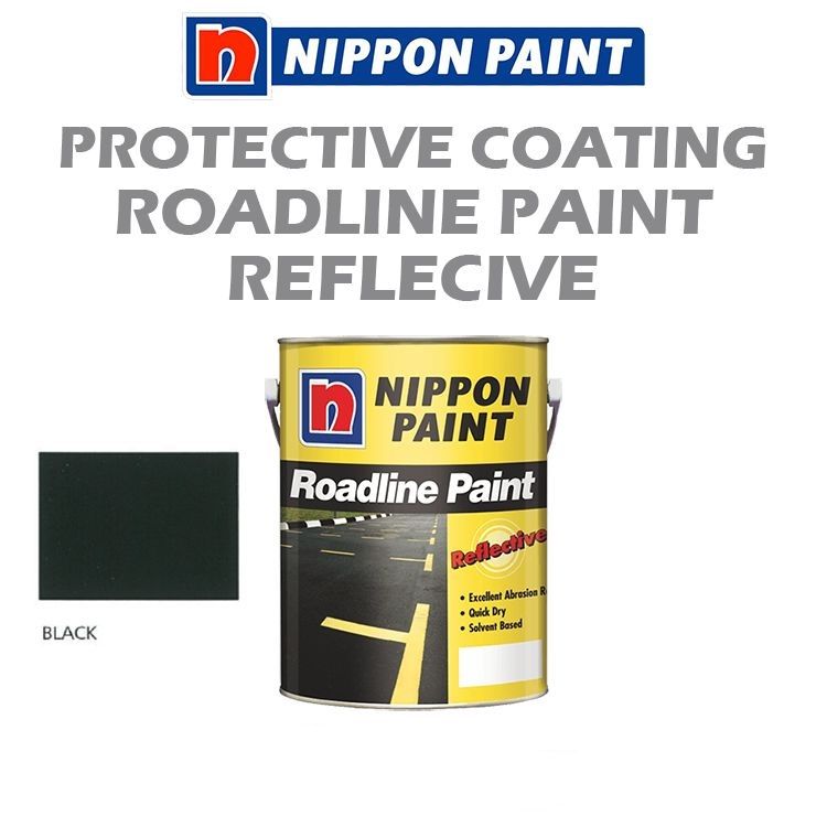 NIPPON HIGH PERFORMANCE PROTECTIVE COATING - REFLECTIVE ROADLINE PAINT - BLACK