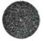 Temo 150*22mm black CNS Wheel - Flat