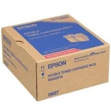 Genuine Malaysia Epson Warranty Epson - Epson C13S050607 Double Pack Magenta Toner