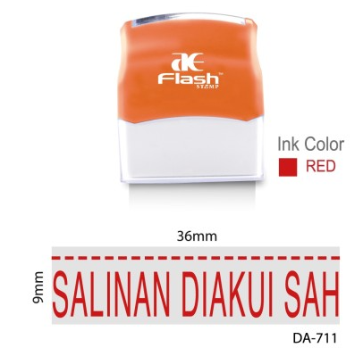 AE Flash Stamp DA-711 - (SALINAN DIAKUI SAH)