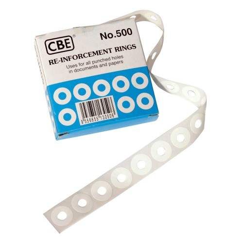 CBE Reinforcement Rings White 500 pieces
